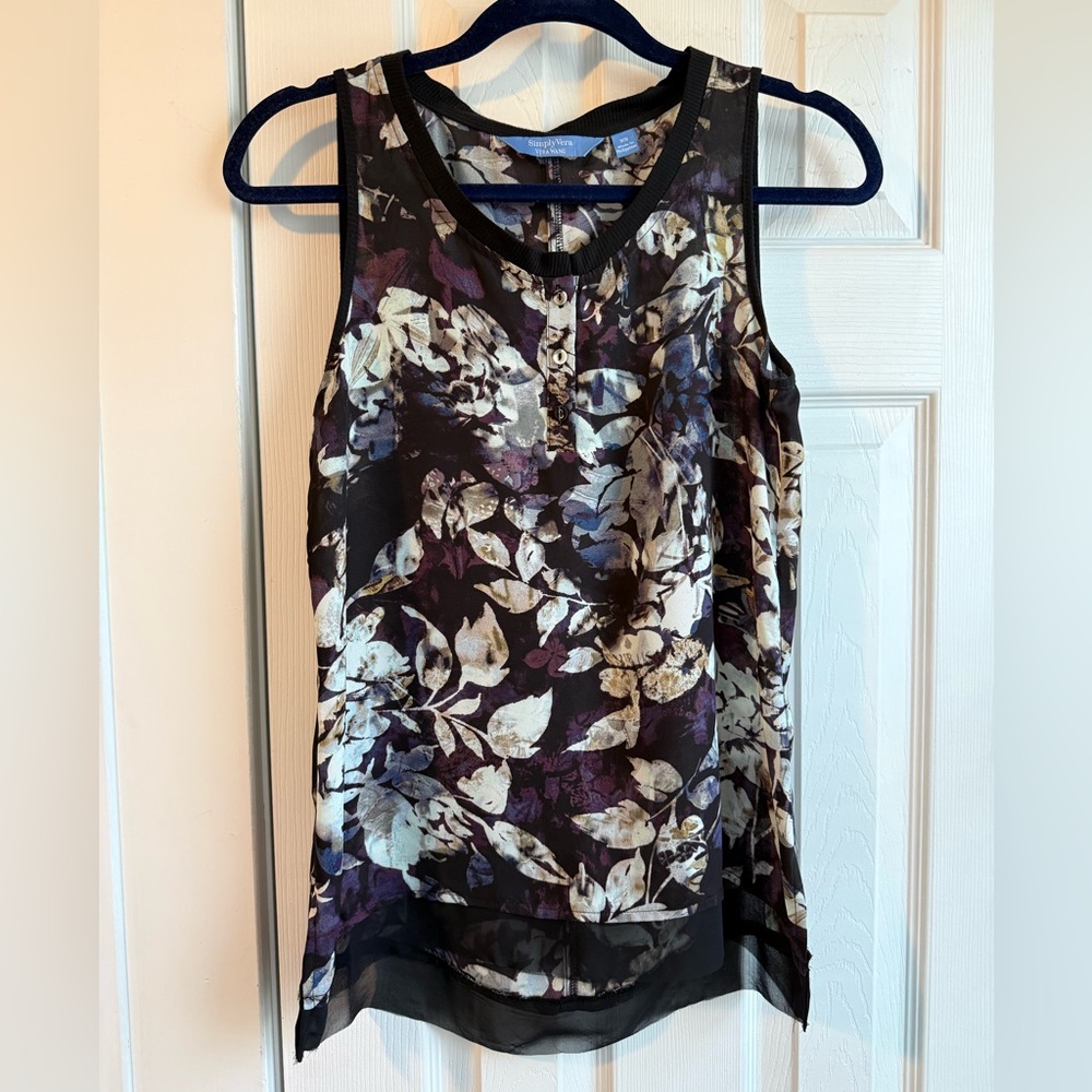 Floral Sleeveless Top